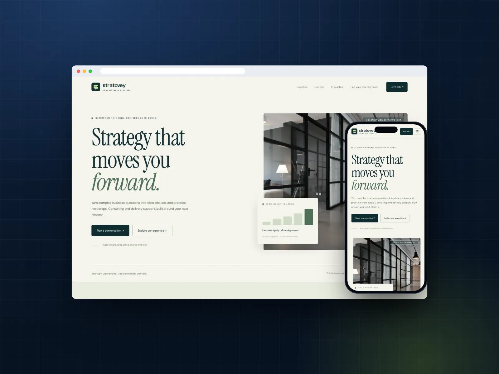 Consultancy and company profile website template